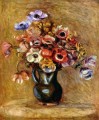 fleurs d’anémones Pierre Auguste Renoir